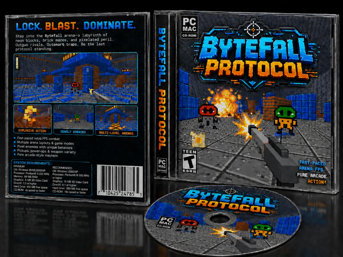 Bytefall Protocol cassette case art