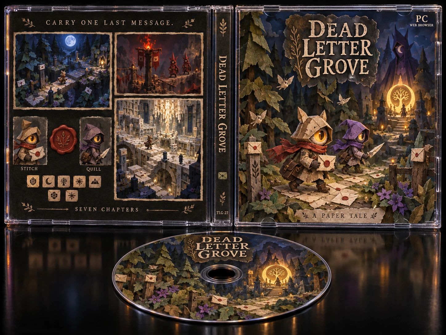 Dead Letter Grove cassette case art