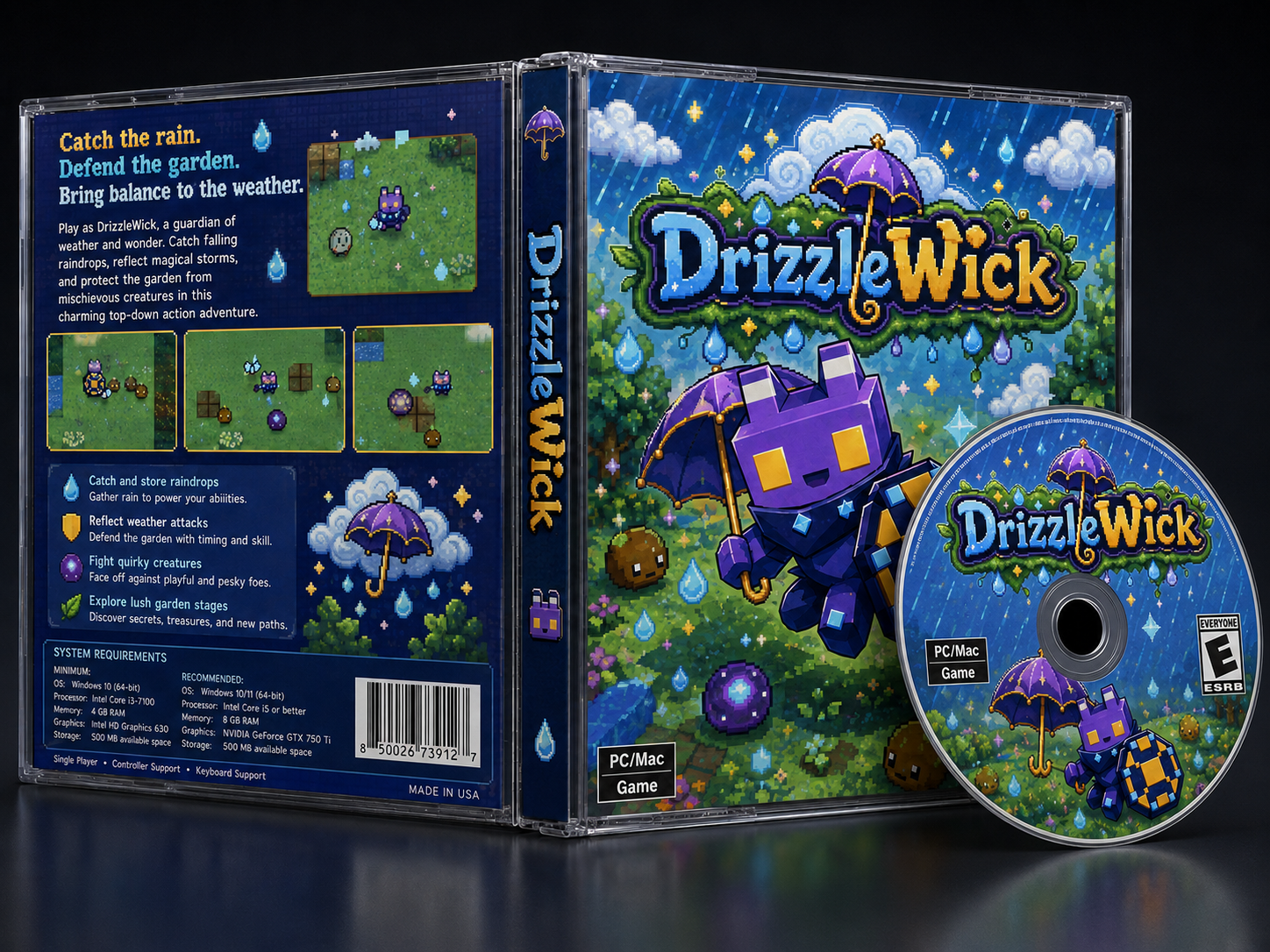 Drizzlewick cassette case art