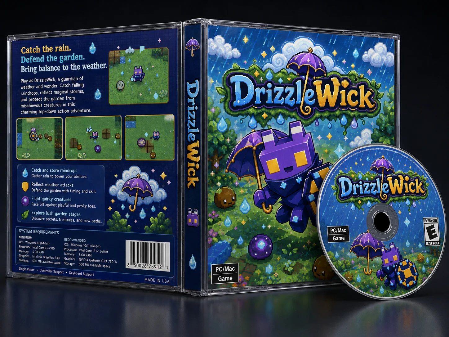 Drizzlewick cassette case art