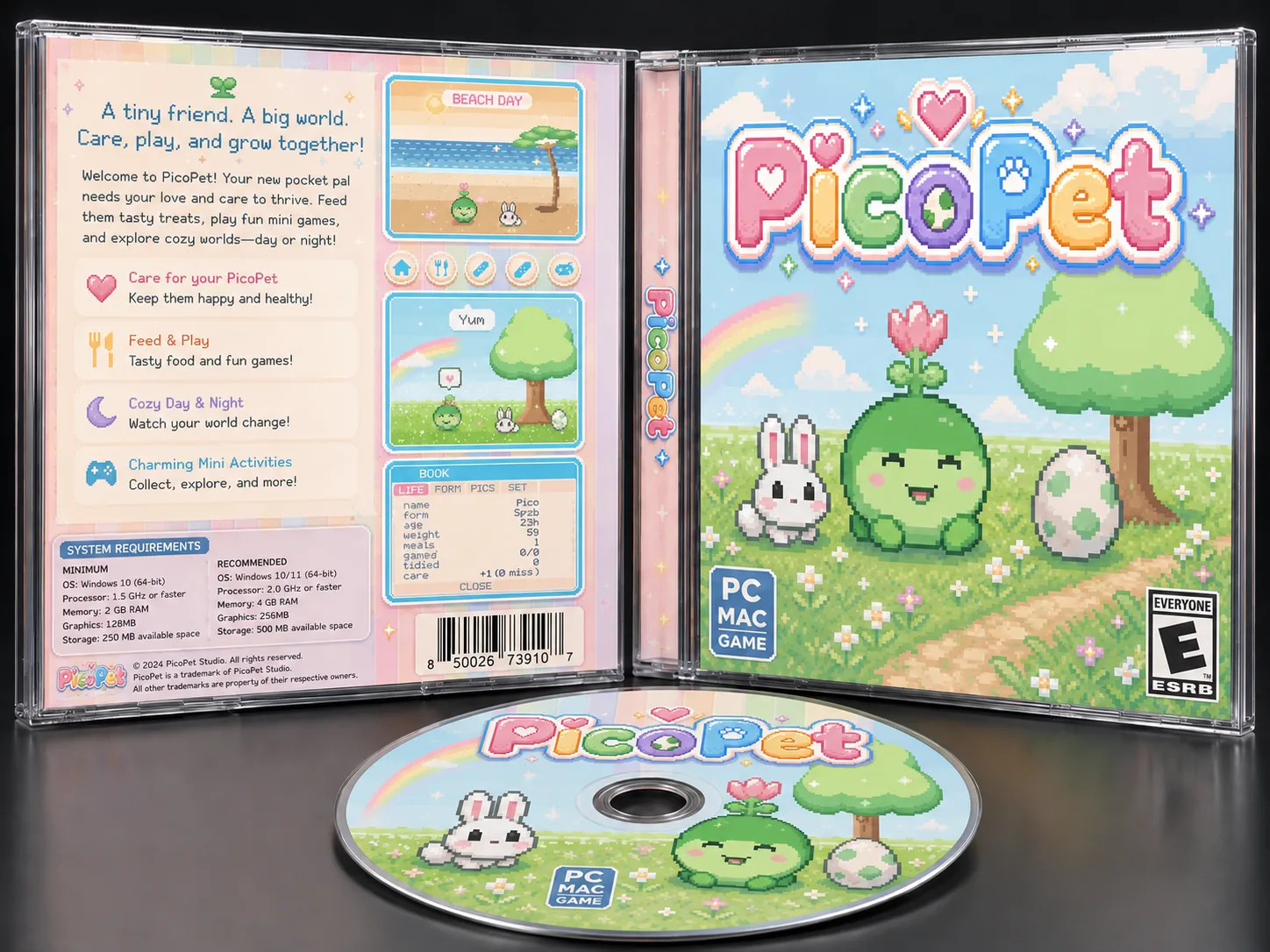 PicoPet cassette case art