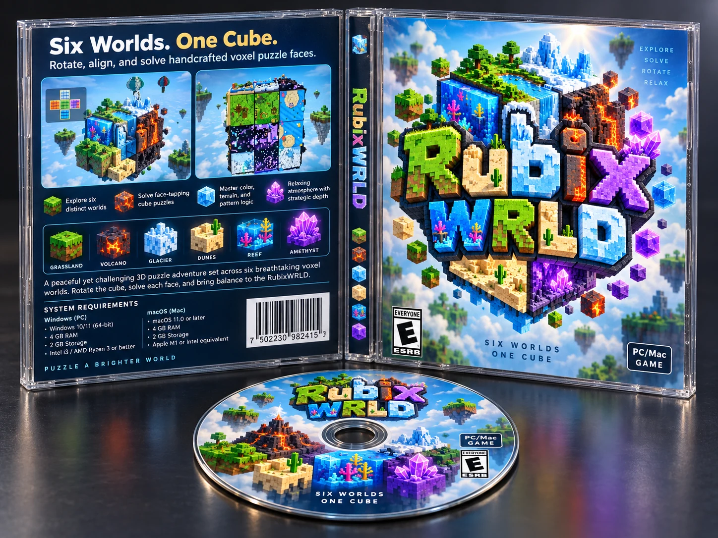 RubixWRLD cassette case art